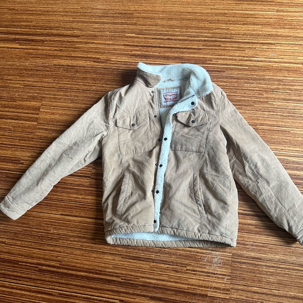 Levi Corduroy Sherpa Trucker Jacket